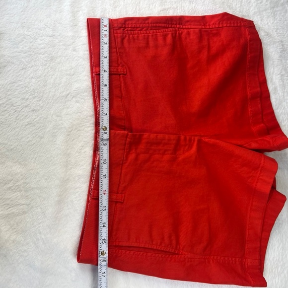 J.Crew 4" Stretch Chino Short Size 10 Belvedere Red Color - Picture 4 of 14